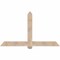 Ekena Millwork Eugene Smooth Timber Gable Bracket, Douglas Fir, 72"W x 42"H x 5 1/2"D x 5 1/2"F, 14/12 Pitch GBW072X42X0606EUG00SDF - alternate 1